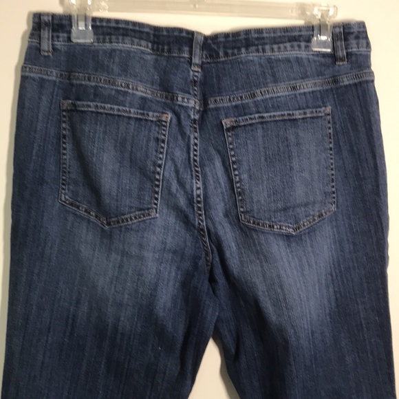 Vtg New LIZ CLAIBORNE Jeans 16 Tapered Leg - Picture 4 of 9